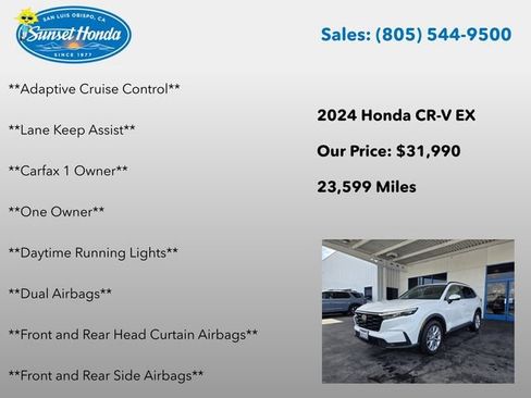 Used 2024 Honda CR-V EX image 7