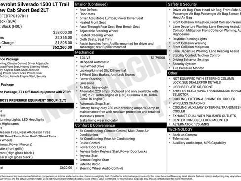 Used 2023 Chevrolet Silverado 1500 LT Trail Boss AWD/4WD image 15