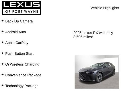 Used 2025 Lexus RX 350 AWD/4WD image 7