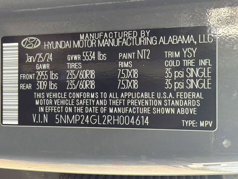 Used 2024 Hyundai Santa Fe SEL FWD image 21
