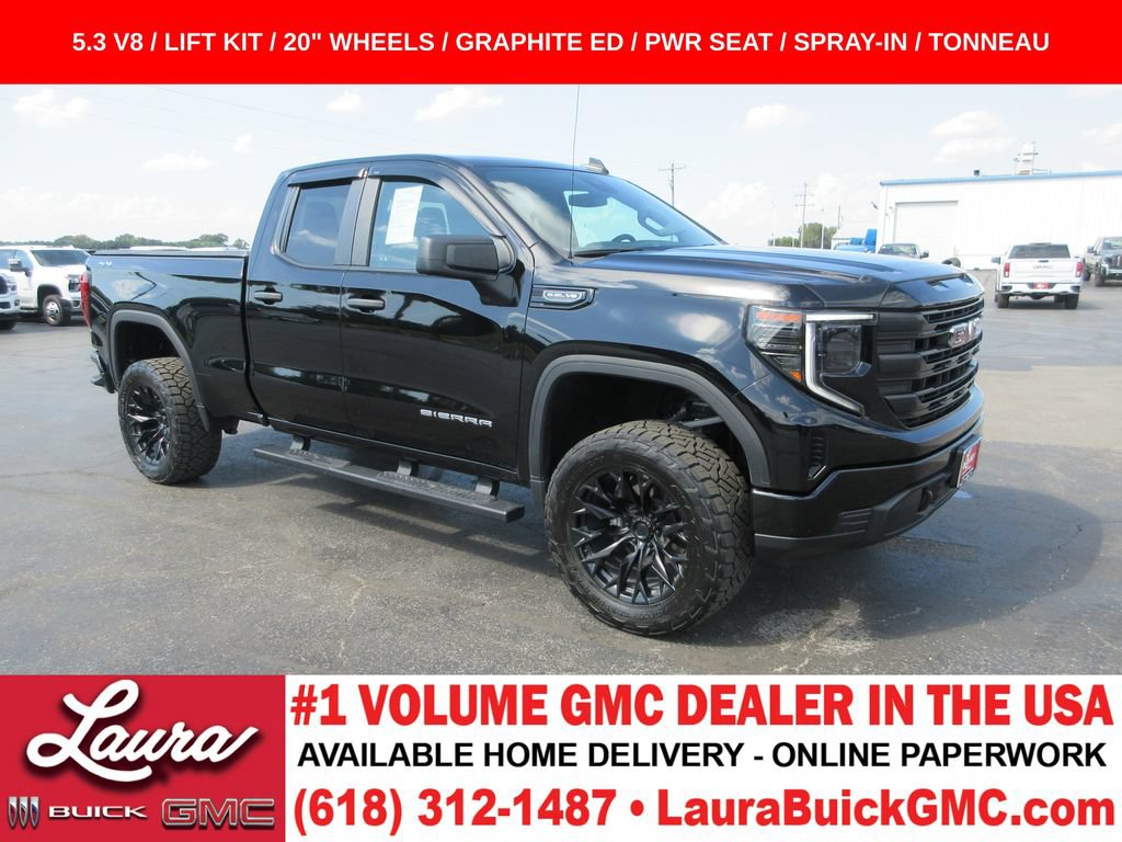 Used 2023 GMC Sierra 1500 Pro w/ Graphite Edition AWD/4WD image 1