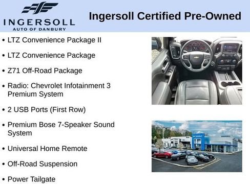 Used 2019 Chevrolet Silverado 1500 LTZ w/ LTZ Convenience Package AWD/4WD image 10