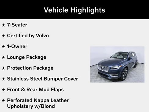 Certified 2023 Volvo XC90 T8 Ultimate w/ Lounge Package image 5