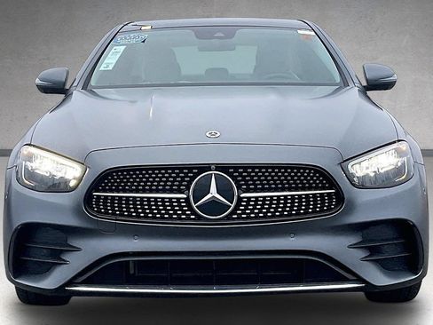 Used 2022 Mercedes-Benz E 350 Sedan w/ AMG Line Exterior image 3