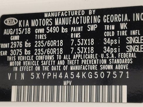 Used 2019 Kia Sorento EX w/ EX Touring Package image 33