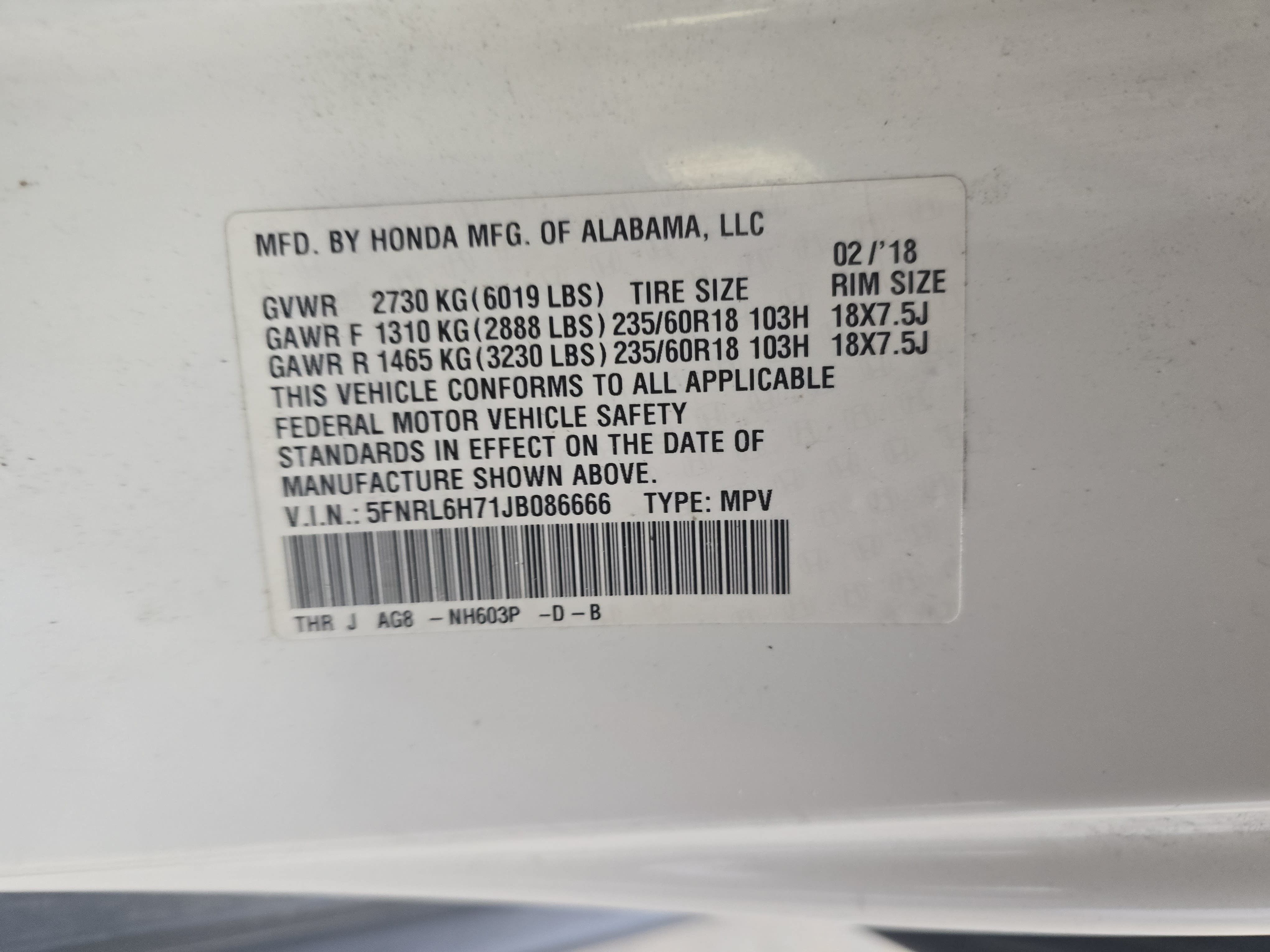 Used 2018 Honda Odyssey EX-L image 33