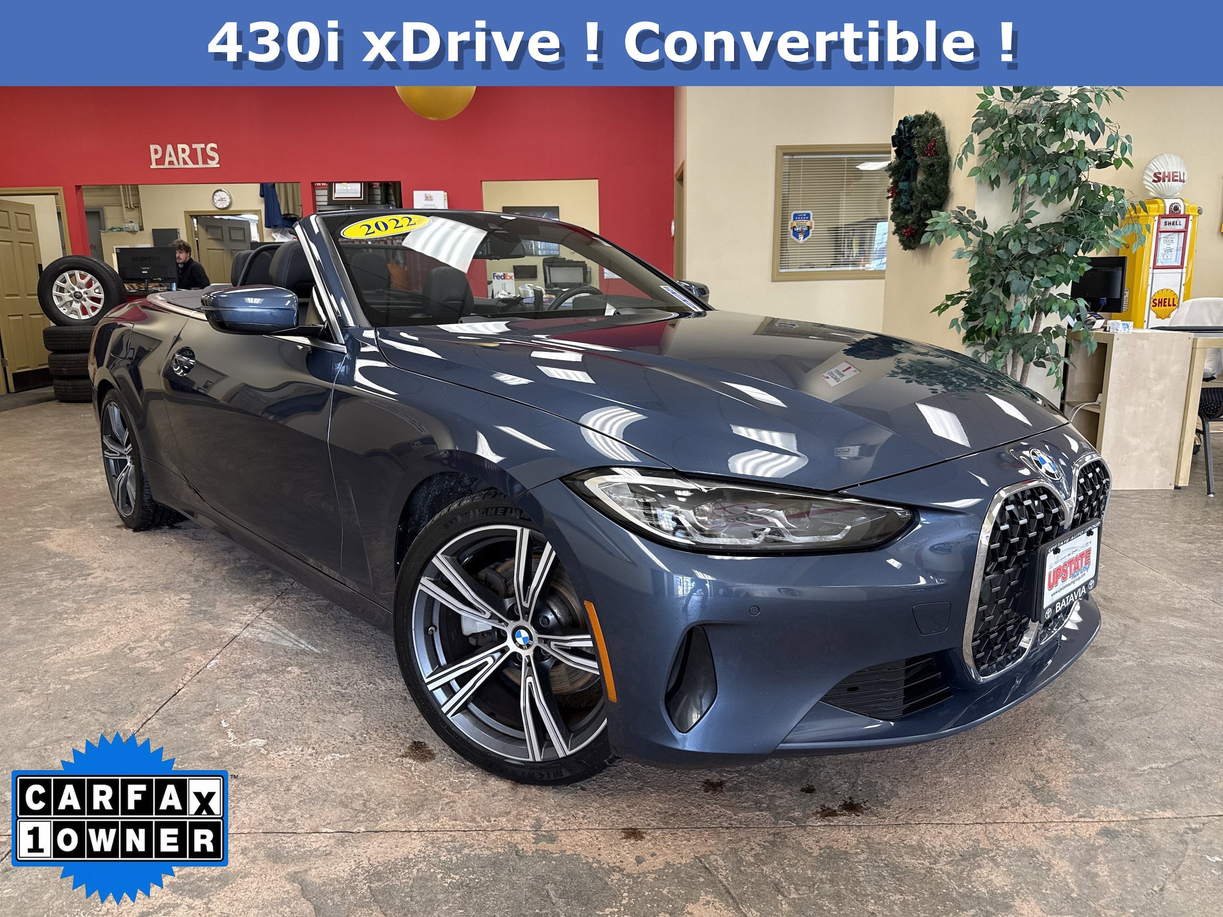 Used 2022 BMW 430i xDrive Convertible w/ Premium Package AWD/4WD image 1