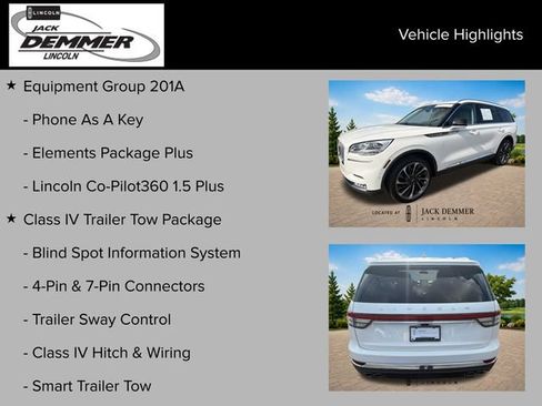 Certified 2024 Lincoln Aviator Reserve w/ Equipment Group 201A AWD/4WD image 24