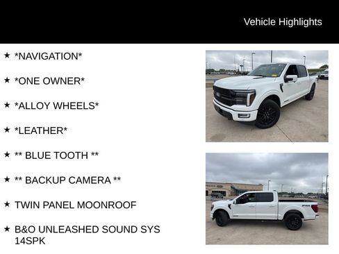 Used 2024 Ford F150 Platinum w/ Equipment Group 702A High image 4