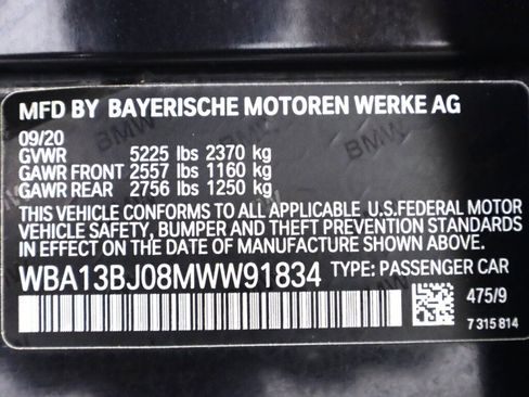 Used 2021 BMW 530i xDrive w/ Convenience Package AWD/4WD image 48