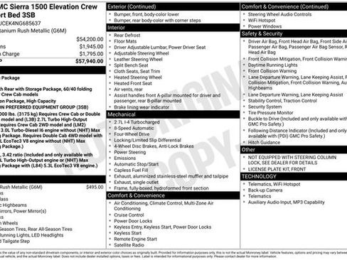 Used 2022 GMC Sierra 1500 Elevation image 8