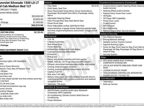 Used 2019 Chevrolet Silverado 1500 LT w/ All Star Edition RWD image 19