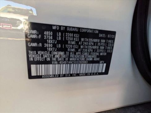 Used 2025 Subaru Outback Limited w/ Popular Package #2 AWD/4WD image 23