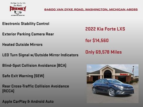 Used 2022 Kia Forte LXS w/ LXS Technology Package image 10