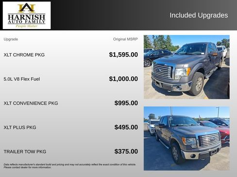 Used 2012 Ford F150 XLT w/ XLT Chrome Pkg AWD/4WD image 4