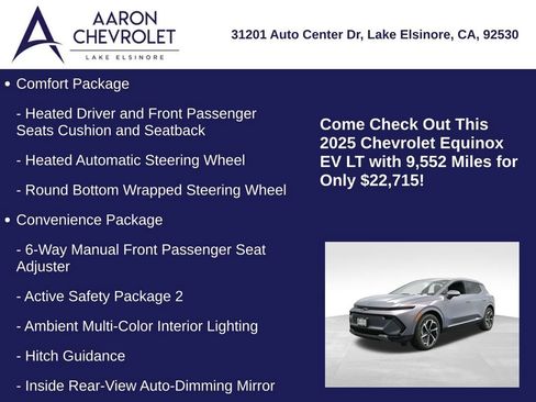 Used 2025 Chevrolet Equinox EV LT w/ Convenience Package image 10