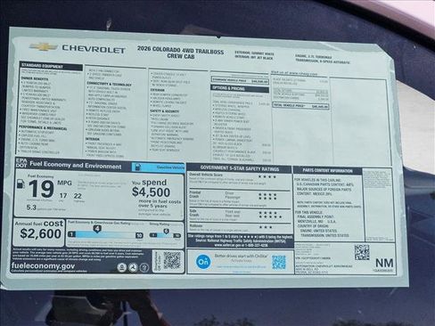 New 2026 Chevrolet Colorado Trail Boss image 17