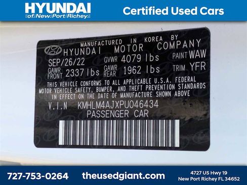 Certified 2023 Hyundai Elantra Blue image 34