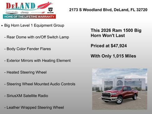 New 2026 RAM 1500 Big Horn image 18