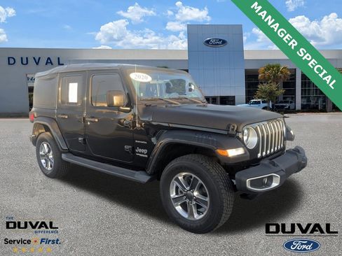 Used 2020 Jeep Wrangler Unlimited Sahara image 1