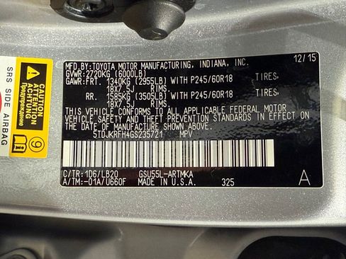 Used 2016 Toyota Highlander XLE AWD/4WD image 34