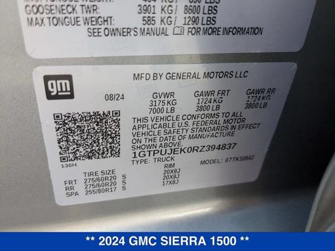 Used 2024 GMC Sierra 1500 Elevation AWD/4WD image 23