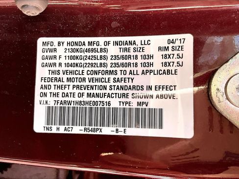 Used 2017 Honda CR-V EX-L image 32