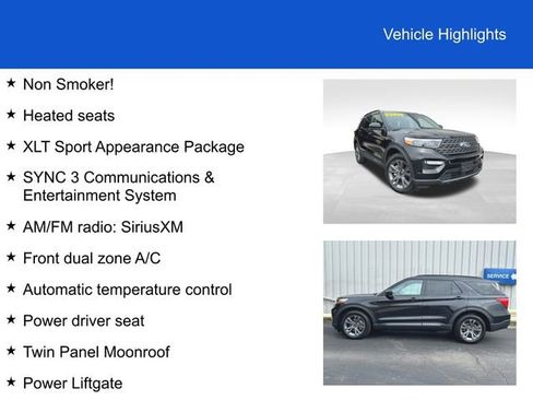 Used 2023 Ford Explorer XLT w/ Equipment Group 202A image 2