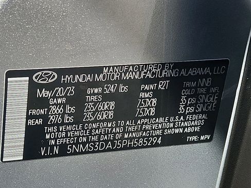 Used 2023 Hyundai Santa Fe SEL w/ Premium Package AWD/4WD image 27