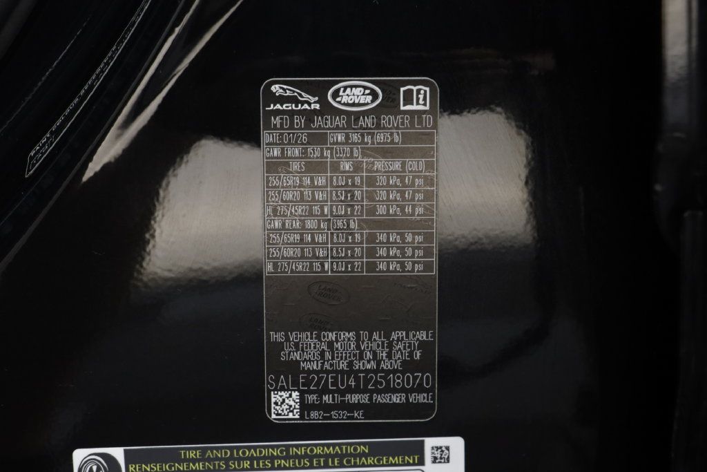 Certified 2026 Land Rover Defender 110 X-Dynamic SE AWD/4WD image 25