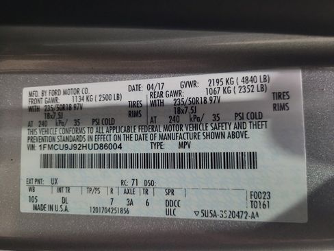 Used 2017 Ford Escape Titanium AWD/4WD image 33