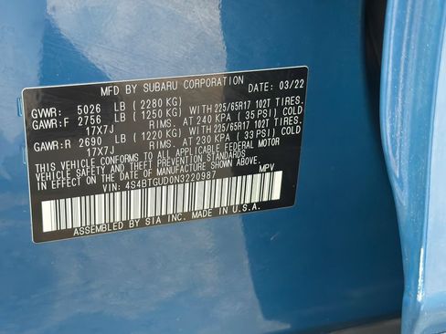 Used 2022 Subaru Outback Wilderness AWD/4WD image 30