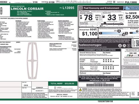Used 2023 Lincoln Corsair Grand Touring AWD/4WD image 34