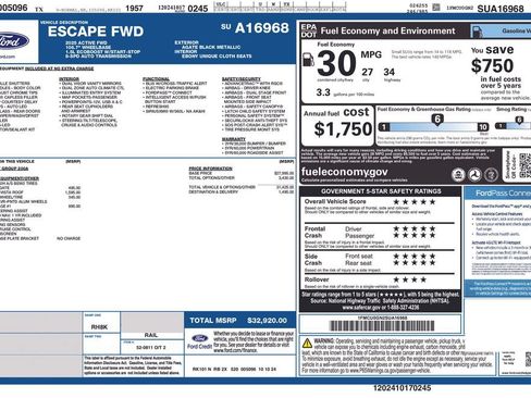 Used 2025 Ford Escape Active w/ Tech Pack #1 FWD image 33