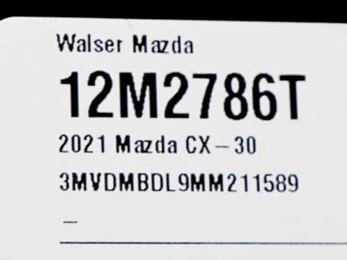 Used 2021 MAZDA CX-30 AWD 2.5 S w/ Premium Package image 31