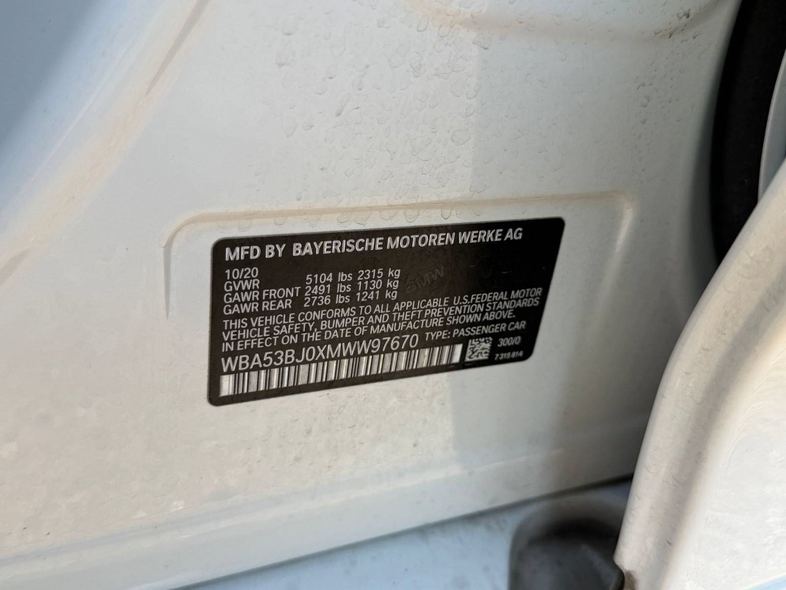 Used 2021 BMW 540i w/ M Sport Package RWD image 24