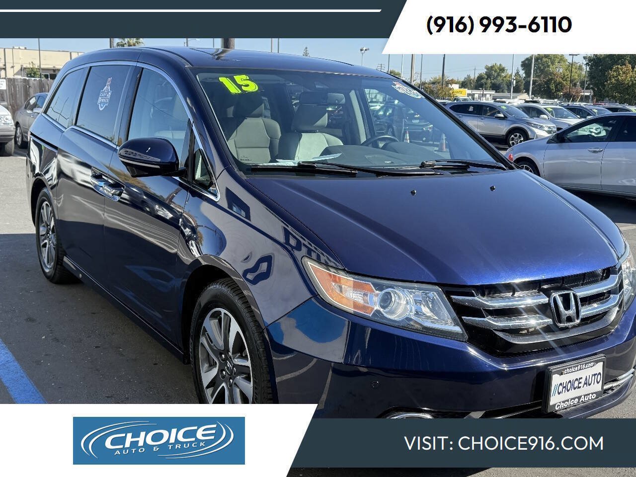 Used 2015 Honda Odyssey Touring image 1