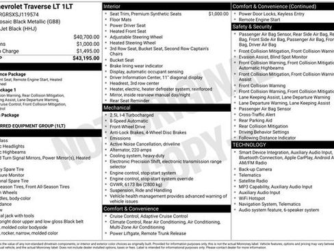 Certified 2025 Chevrolet Traverse LT FWD image 7