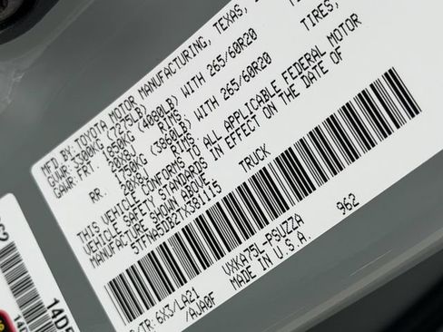 Certified 2026 Toyota Tundra Platinum AWD/4WD image 21