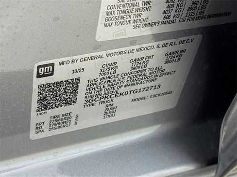 New 2026 Chevrolet Silverado 1500 Custom Trail Boss w/ Turbomax Blackout Package image 21