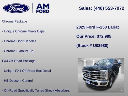 Used 2025 Ford F250 Lariat w/ Chrome Package AWD/4WD image 6