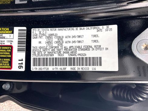 New 2025 Toyota Tacoma SR5 image 17