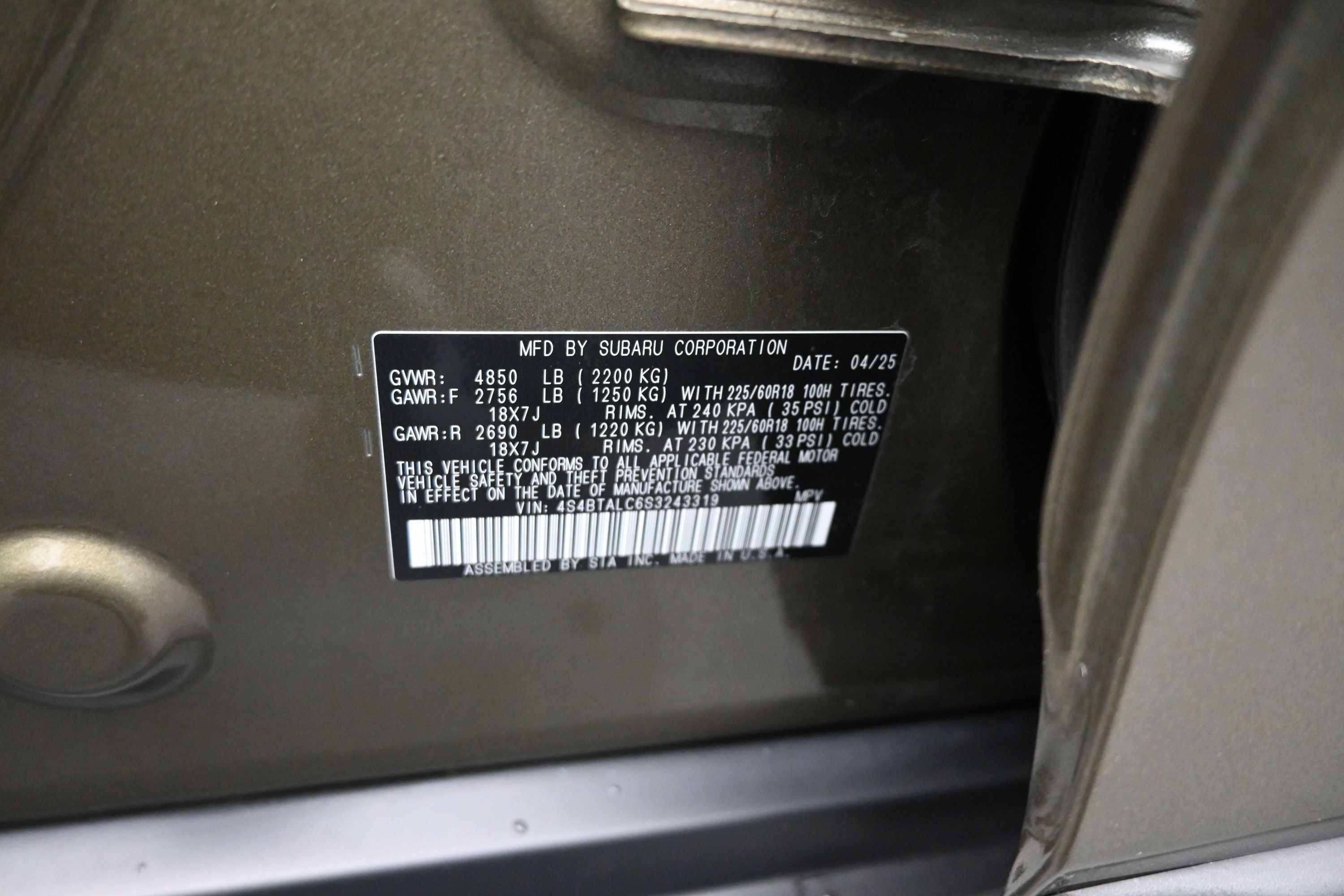 Used 2025 Subaru Outback Onyx Edition AWD/4WD image 12