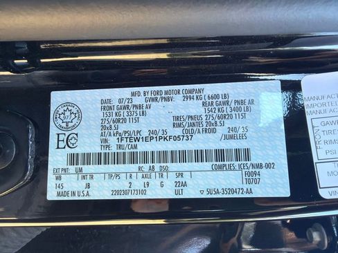 Used 2023 Ford F150 XL w/ FX4 Off-Road Package AWD/4WD image 17