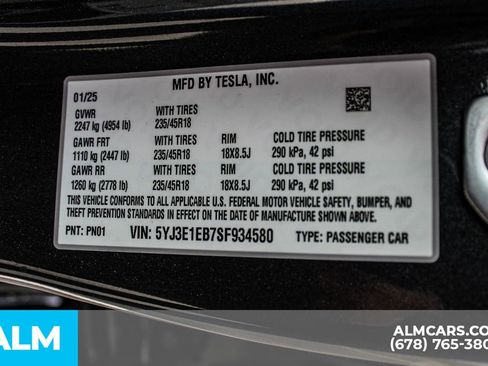 Used 2025 Tesla Model 3 Long Range AWD/4WD image 35