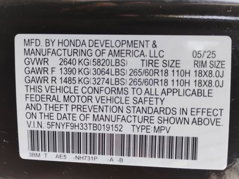 Certified 2026 Honda Passport RTL image 35
