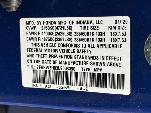 Used 2020 Honda CR-V EX-L image 15