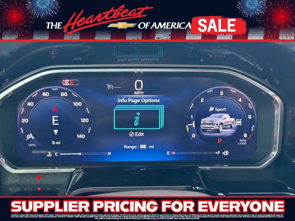 New 2026 Chevrolet Silverado 1500 RST w/ Safety Package AWD/4WD image 15