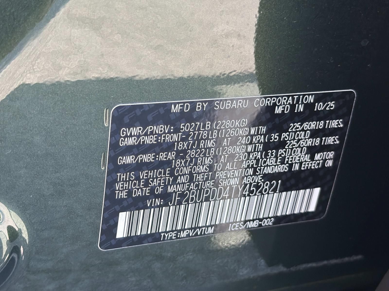Certified 2026 Subaru Outback Limited w/ Premium/Limited Plus Package AWD/4WD image 36