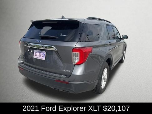 Used 2021 Ford Explorer XLT AWD/4WD image 3